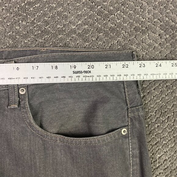 Levi's 569 Loose Straight Fit Jeans Men's 42 x 30 Measures 45 x 29 Gray - Picture 9 of 13